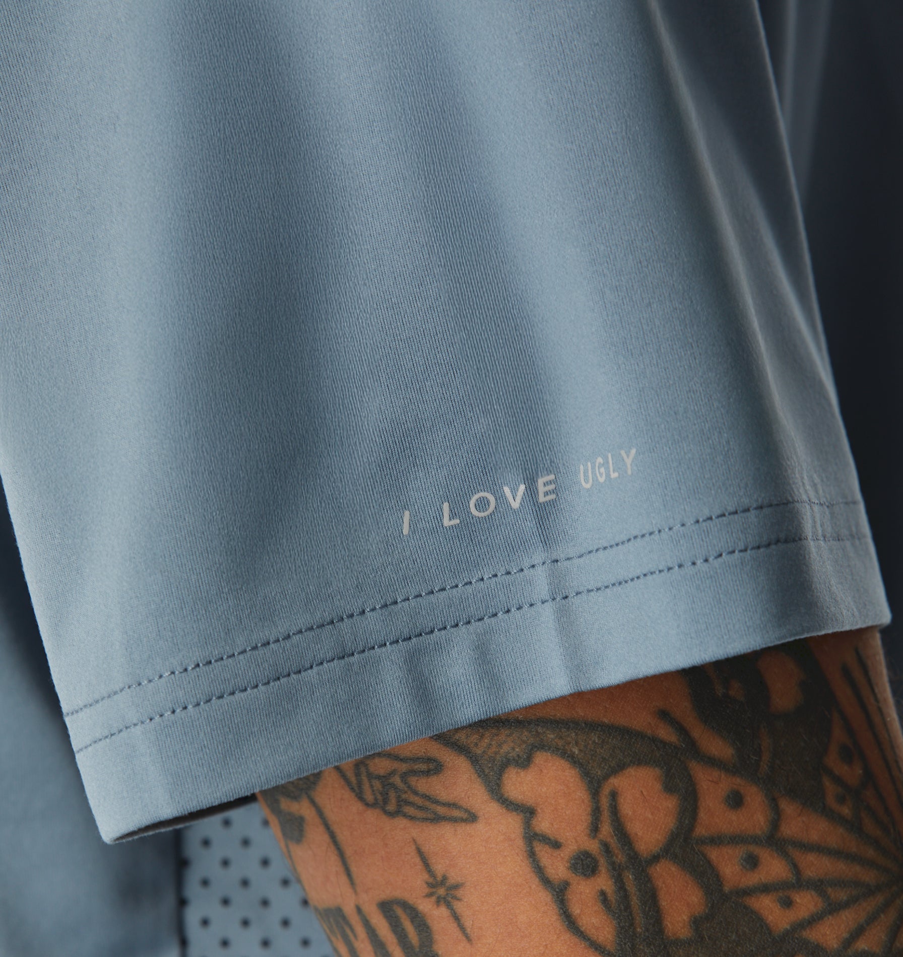 Active Box Tee - Fog Blue