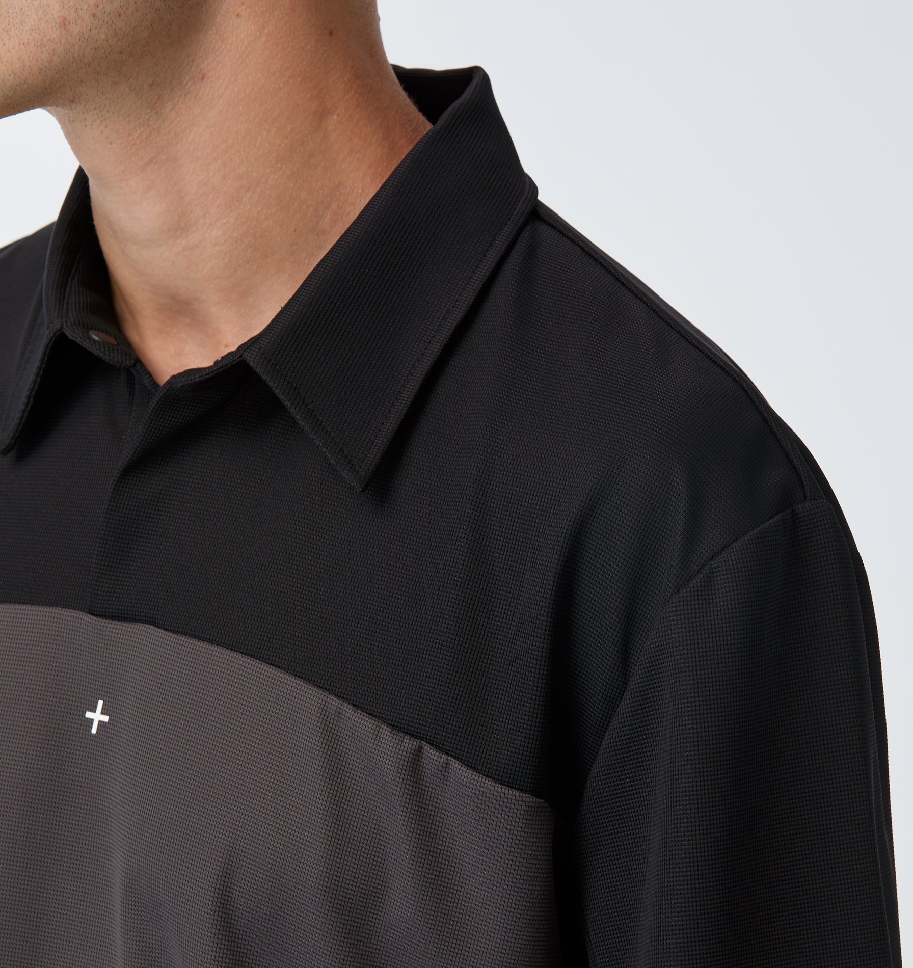Active SS Polo Shirt - Black / Charcoal