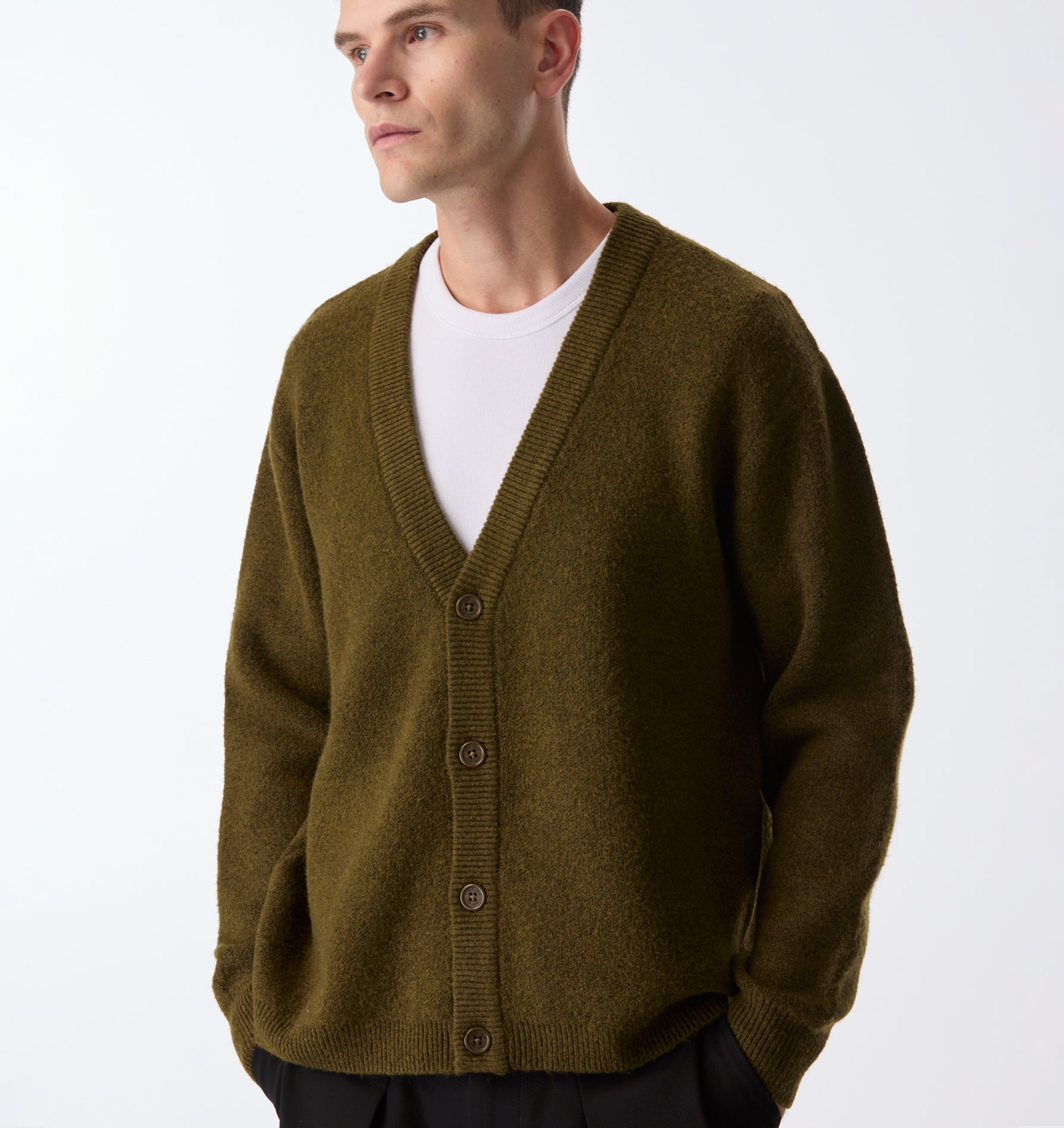 Nelson Cardigan - Moss