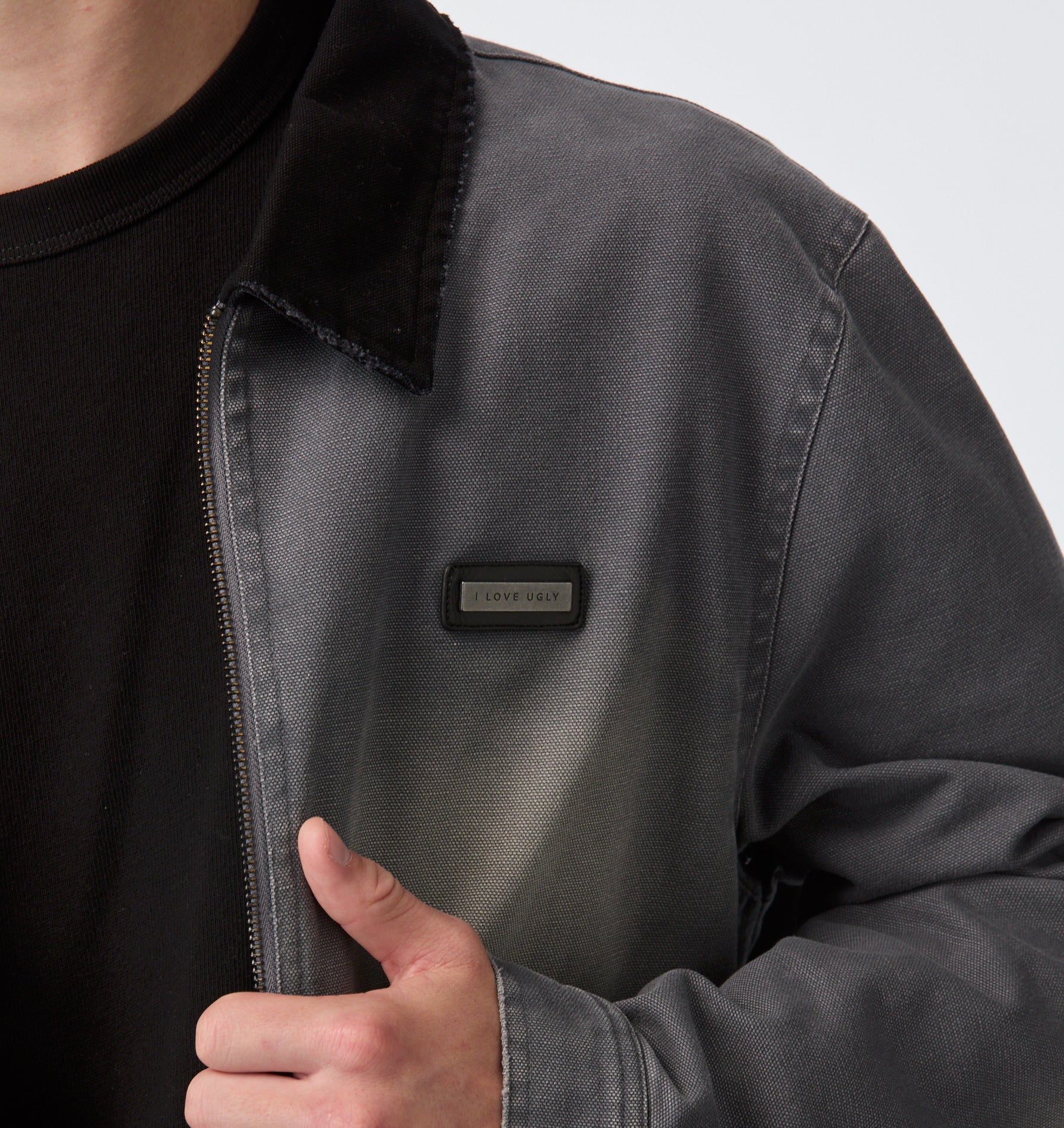 Dayton Canvas Jacket - Aged Charcoal