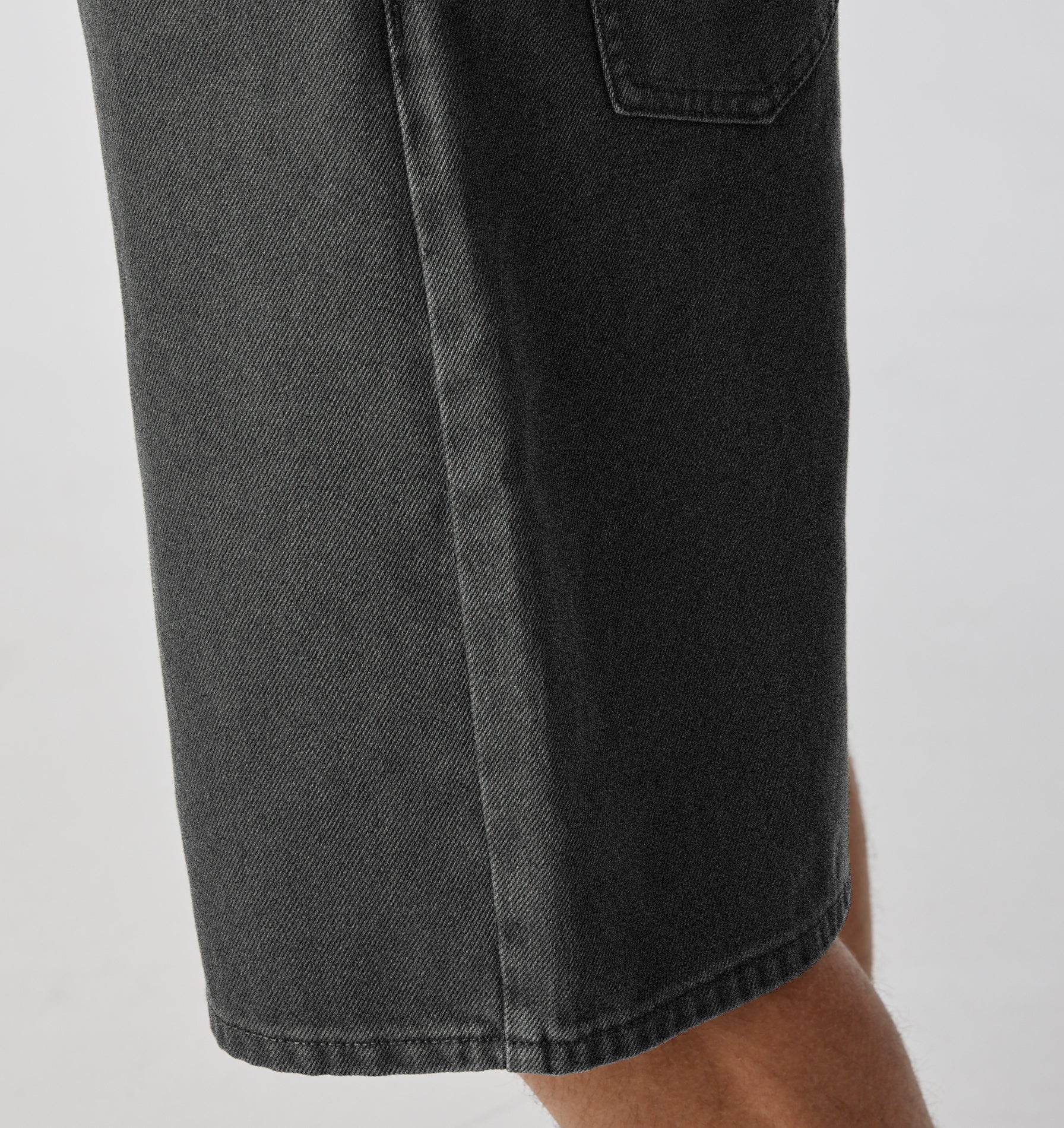 Wyatt Denim Short - Washed Vintage Black