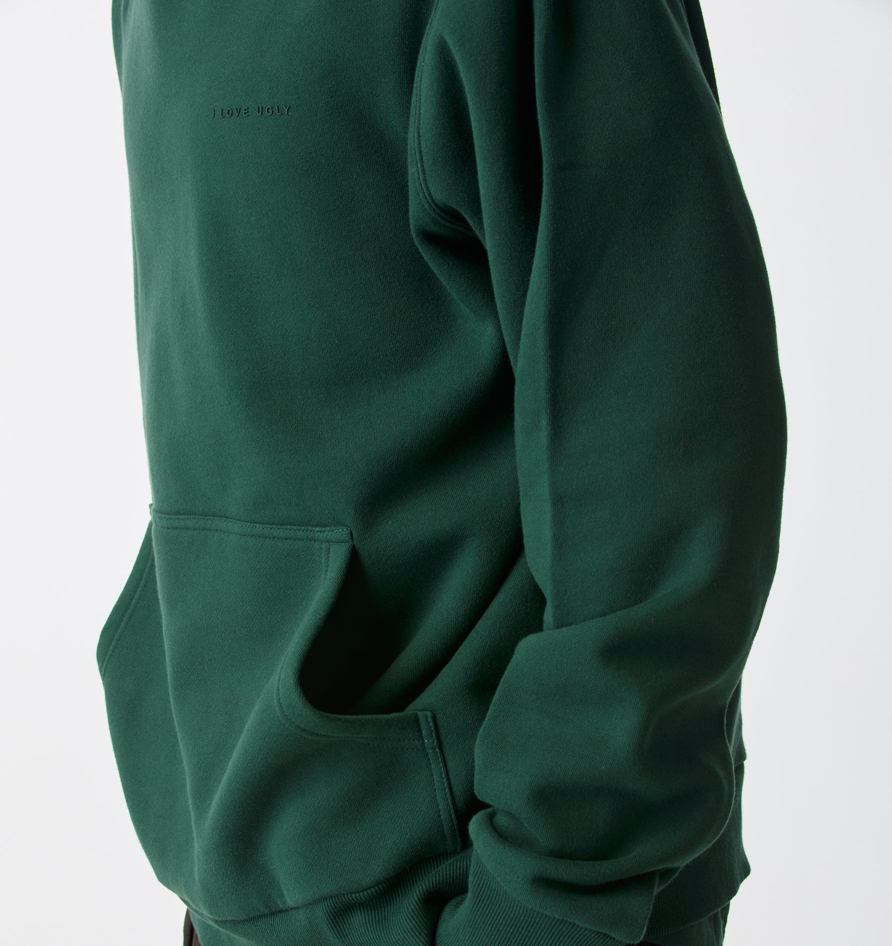 Uniform Logo Hood - Hunter Green