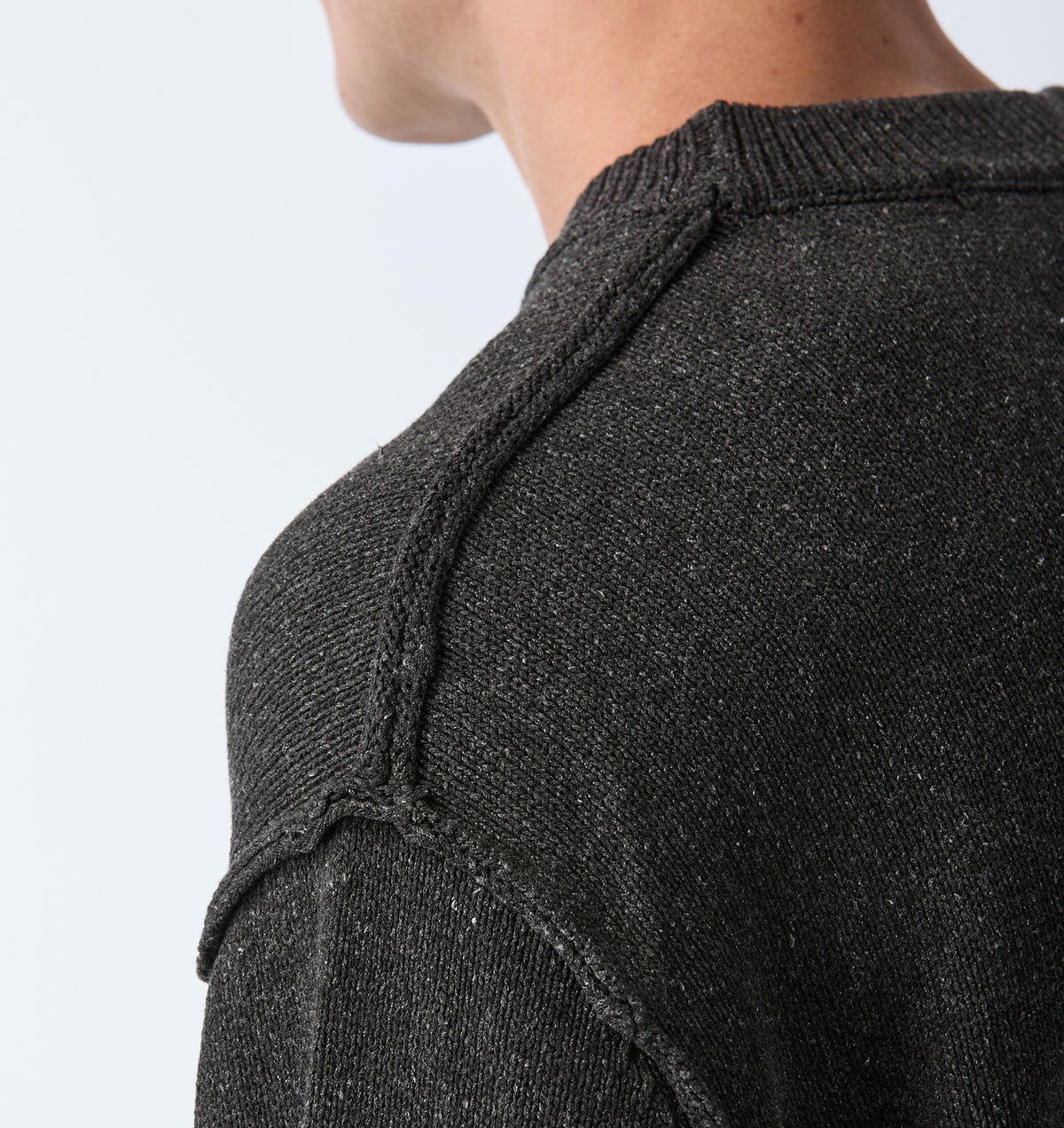 Decon Cropped Knit - Grey