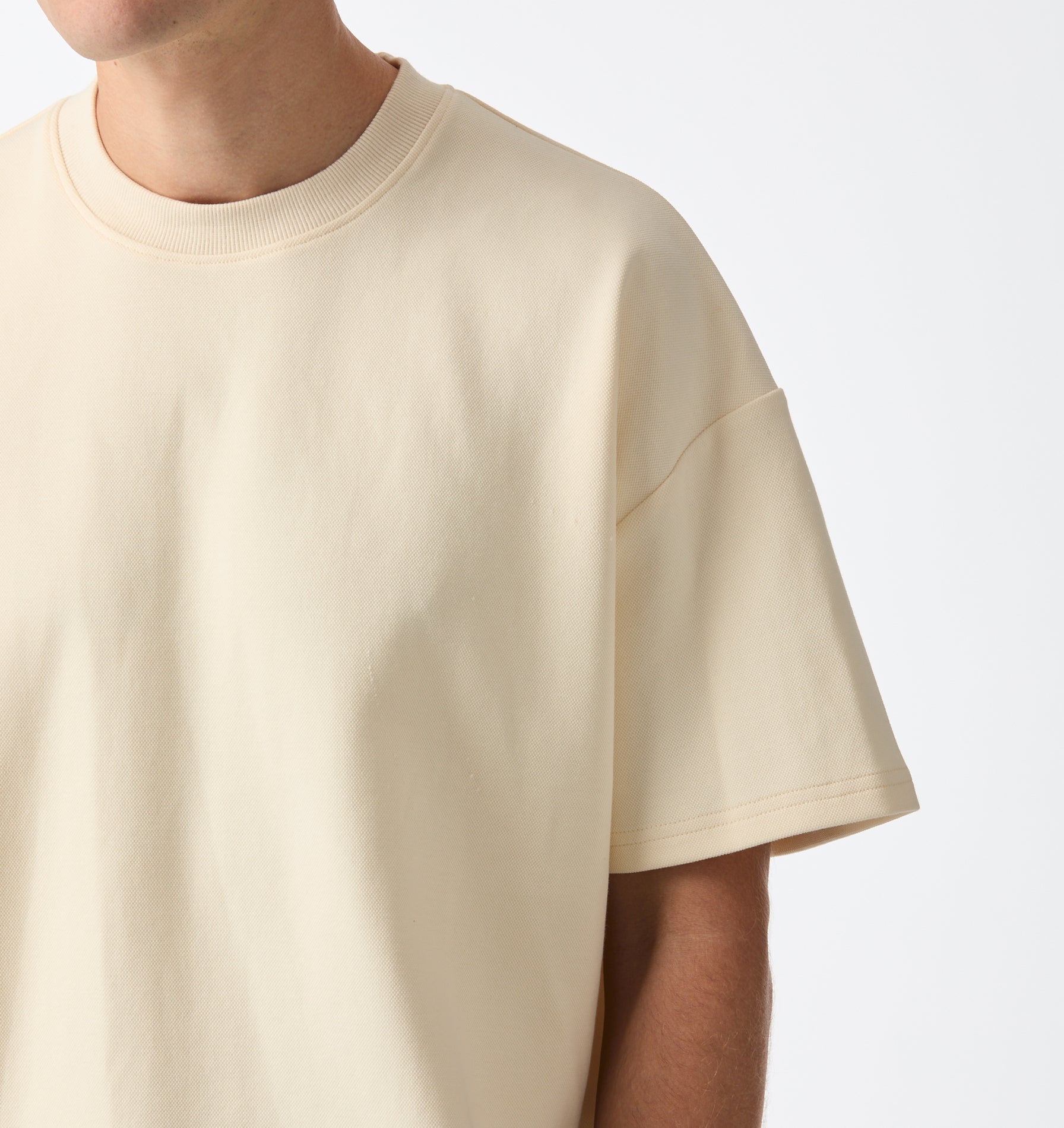 Pique Heavy Box Tee 2.0 - Off White