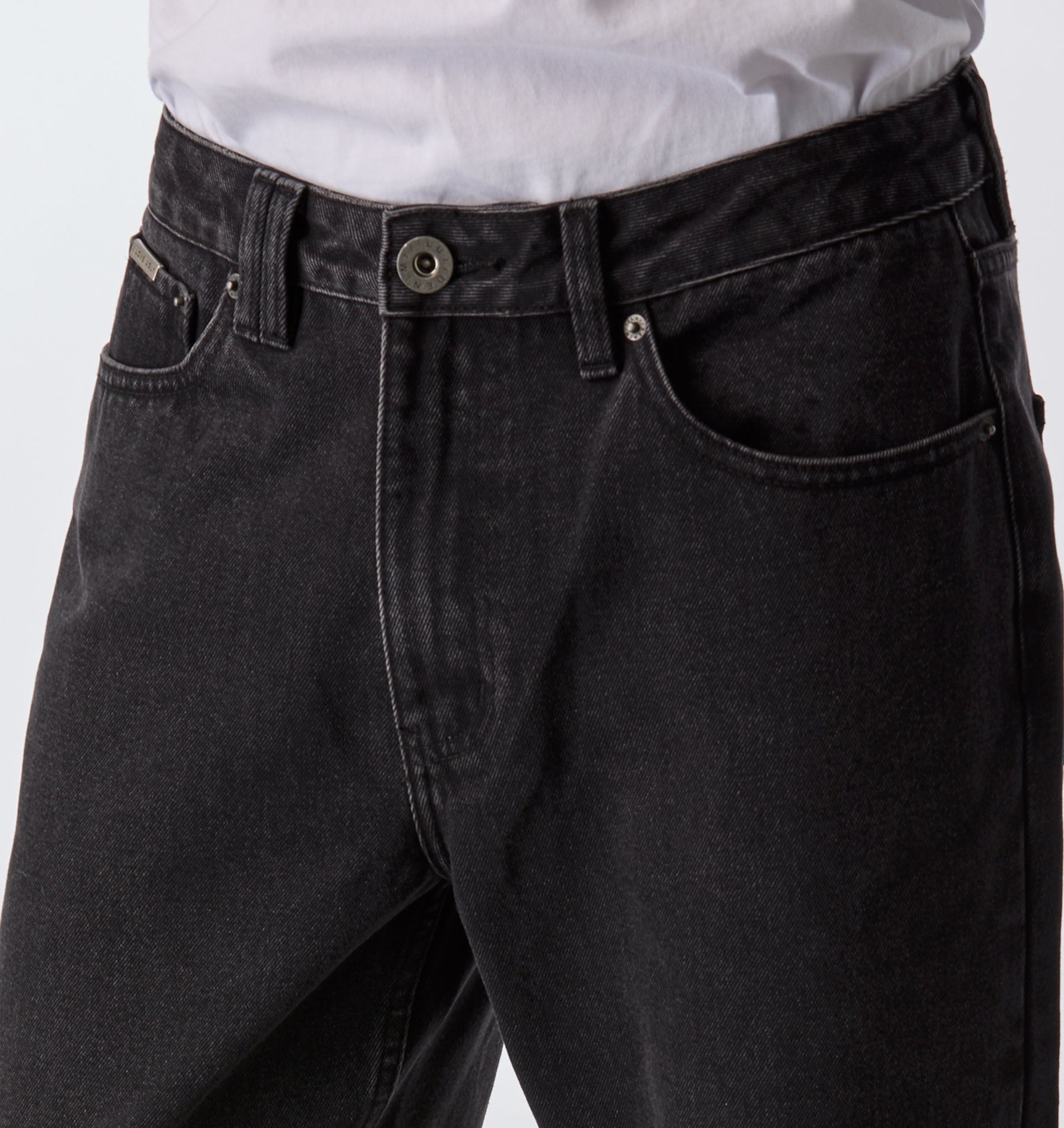 Tobi Straight Denim - Washed Black | I Love Ugly