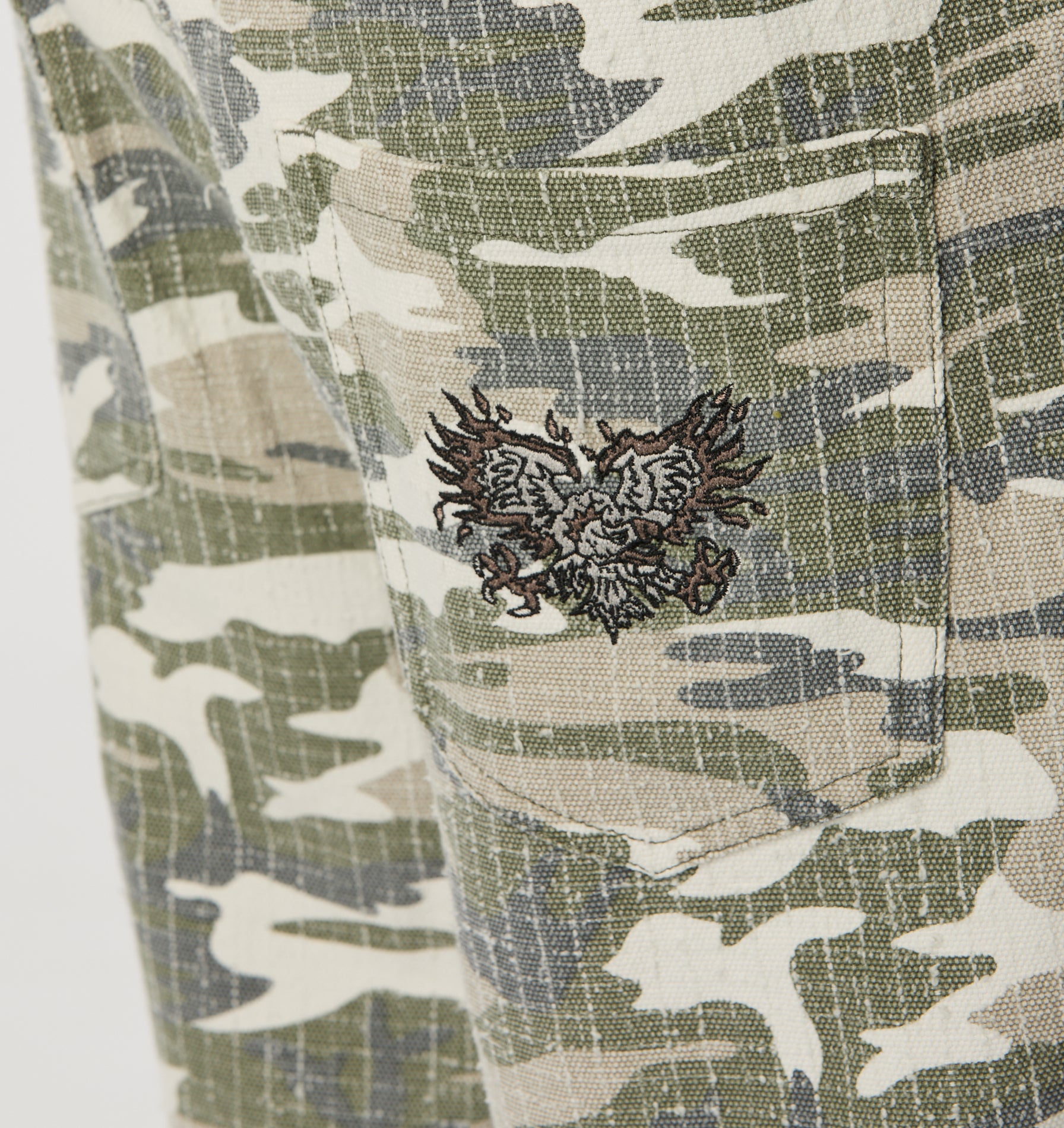 Wyatt Denim Short - Camo
