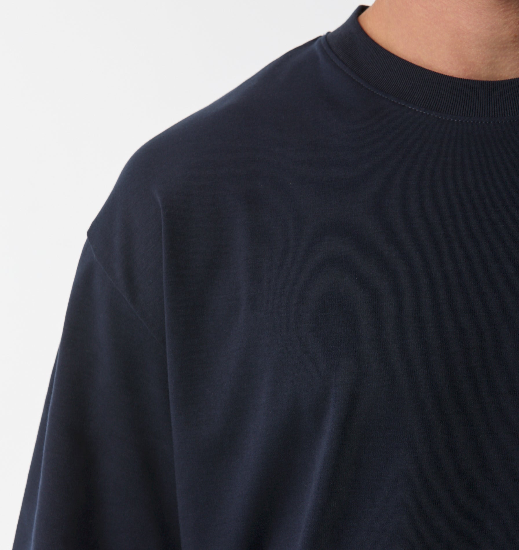Isaac Oversized Tee - Navy