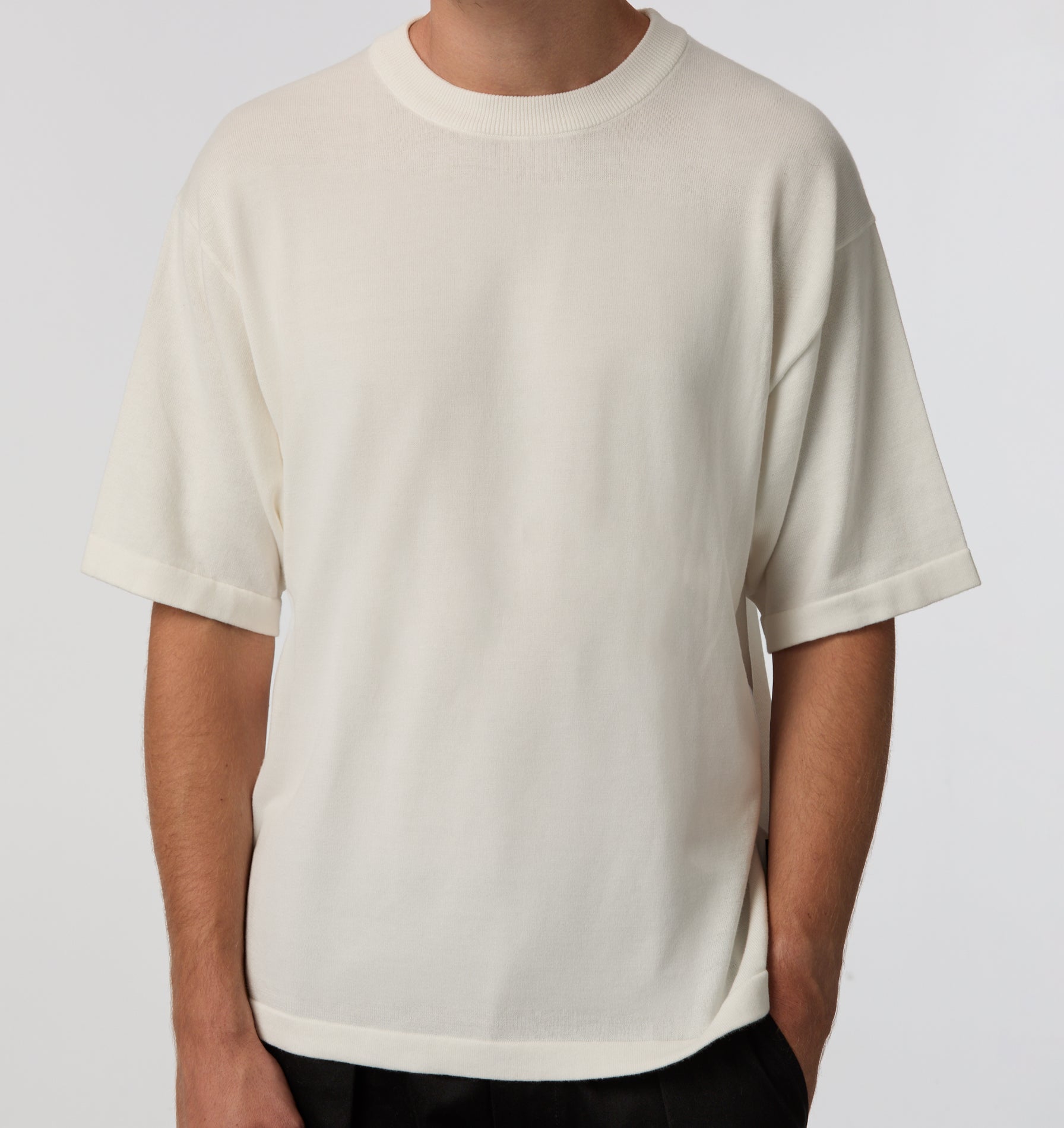 Knit Tee - White