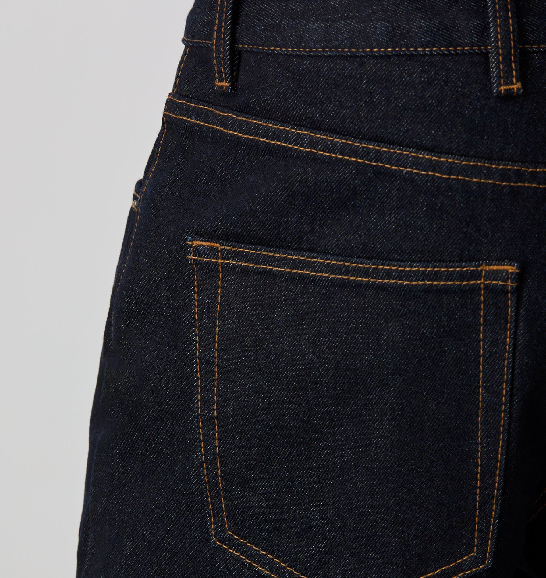 Cropped 90s Denim - Raw Indigo