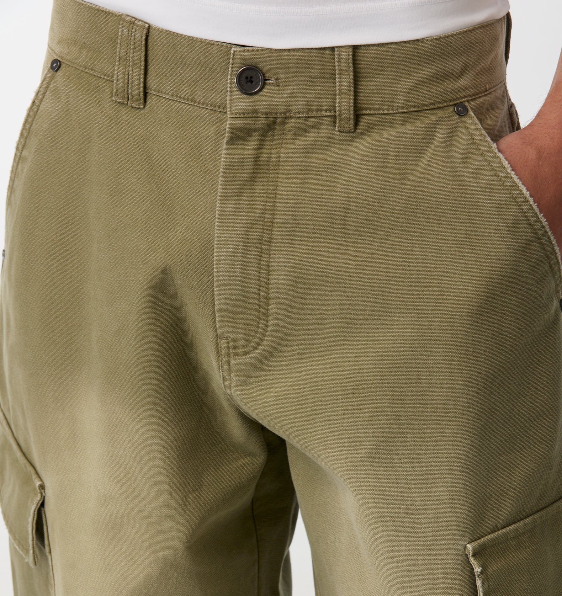 Balloon Cargo Pant - Vintage Moss