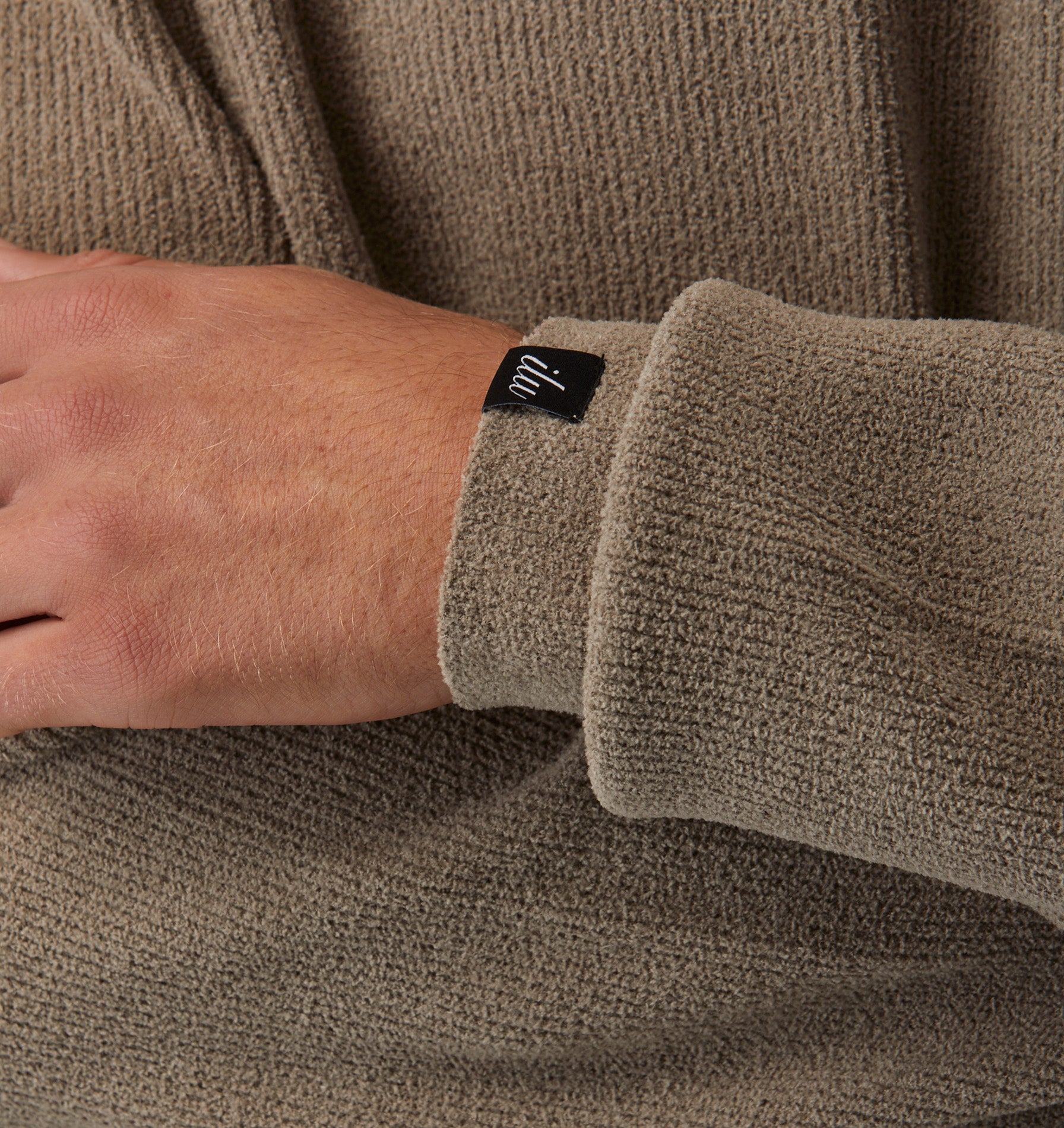 Midweight Knit Crew - Taupe