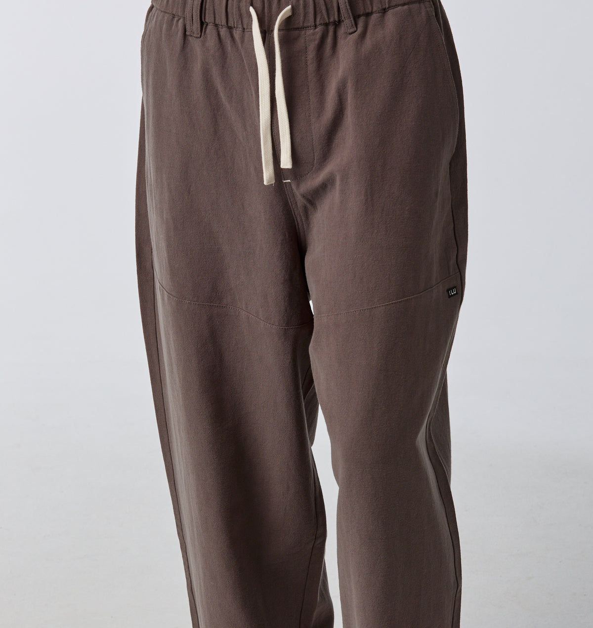 Linen Stirling Relaxed Pant - Mushroom