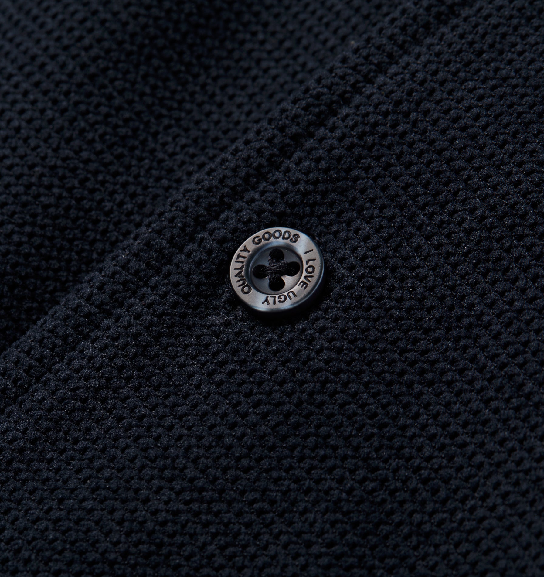 Waffle Box Cuban Collar SS Shirt - Dark Indigo