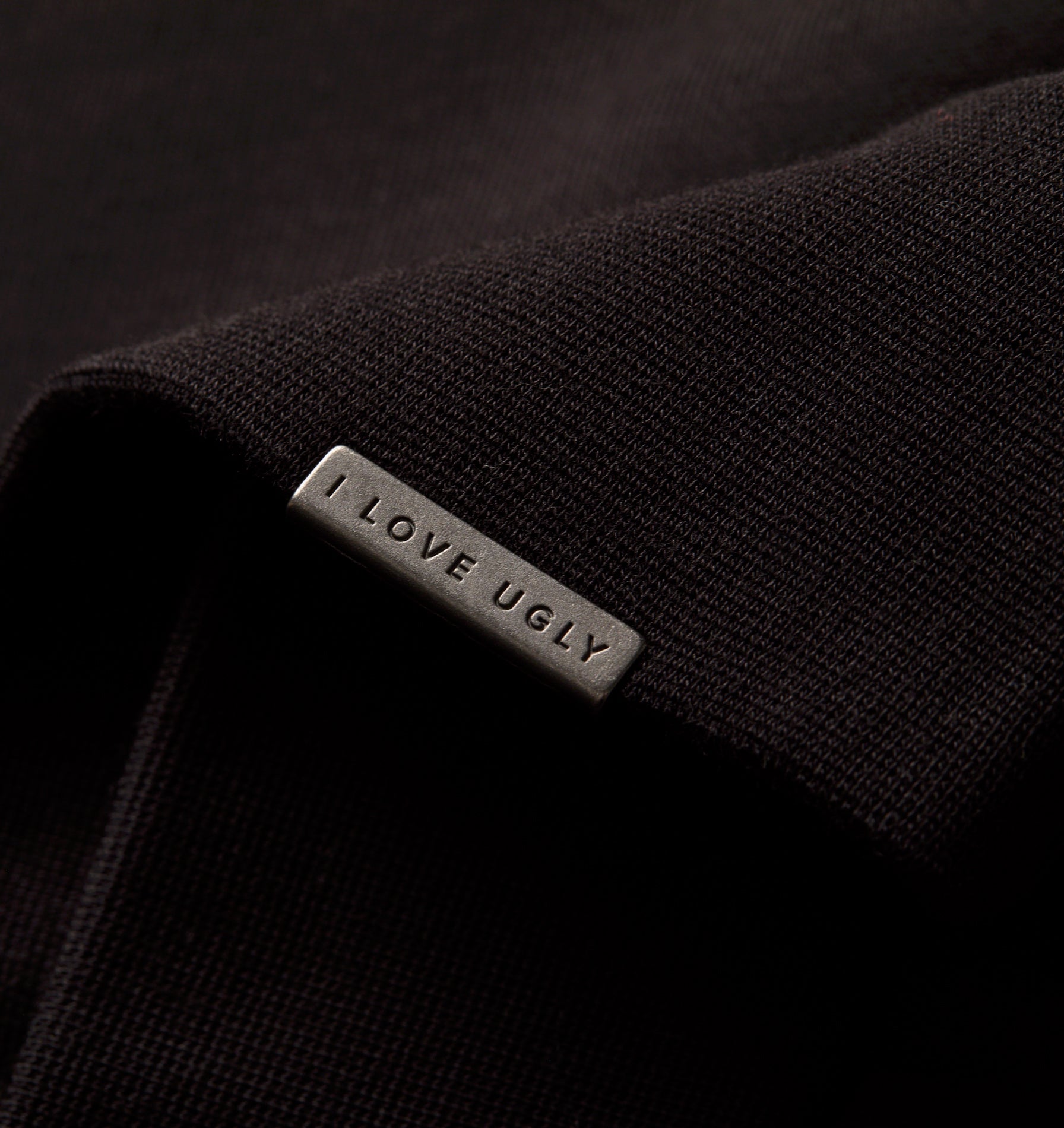 Heavy Box Crop Crew - Black