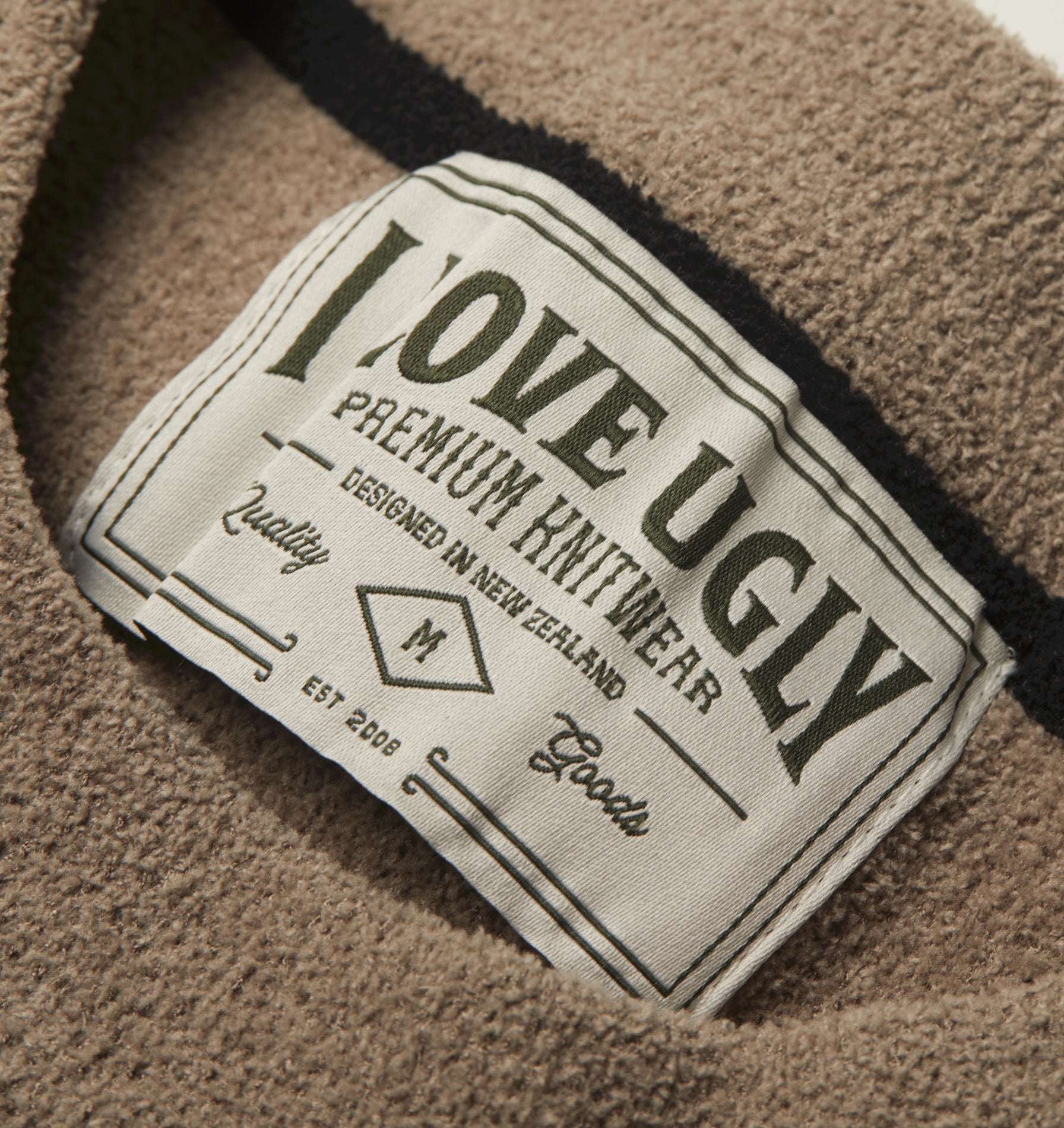 Midweight Knit Crew - Taupe