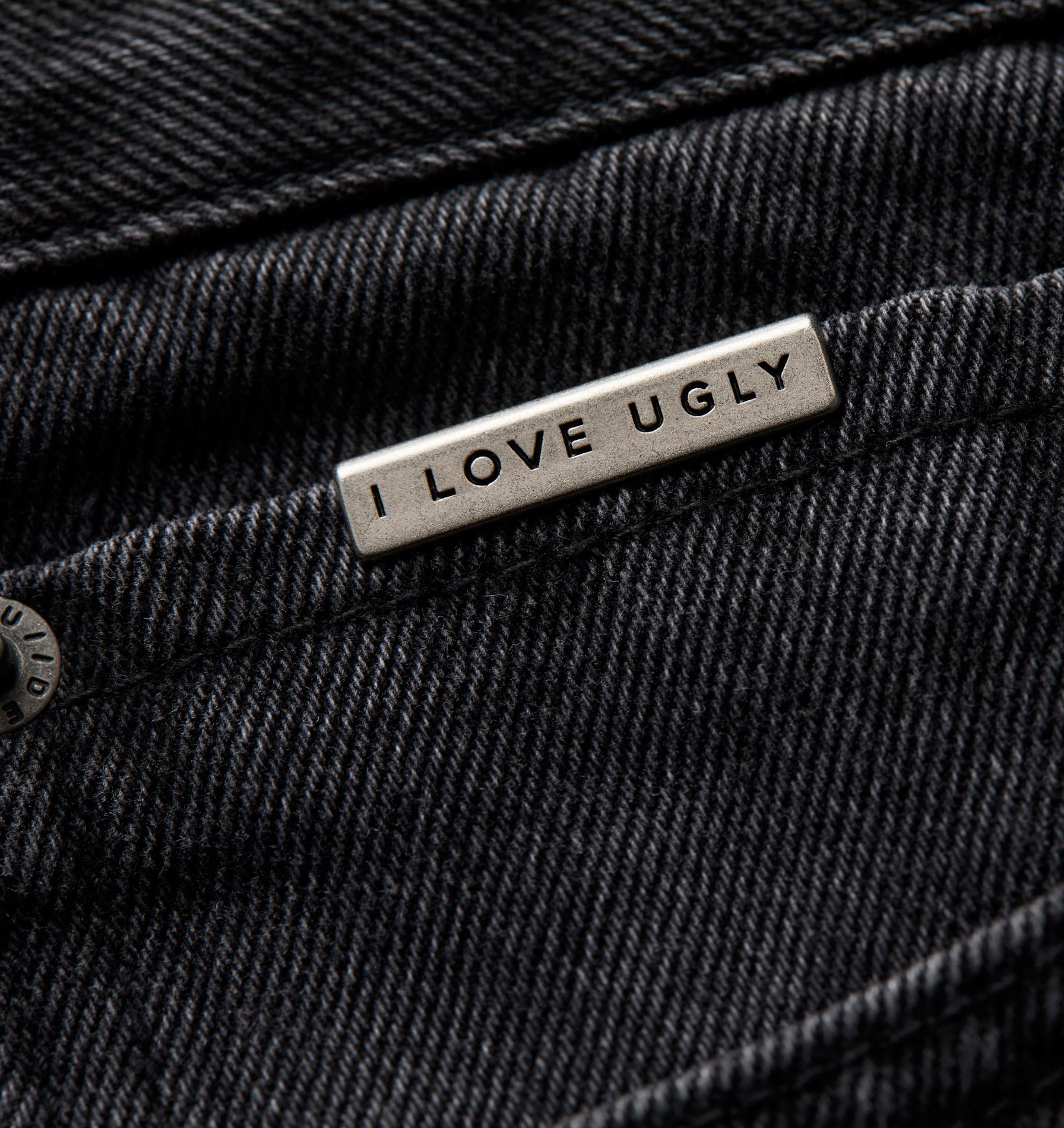 Cropped 90s Denim - Washed Black