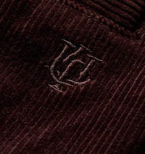 Balloon Pleat Pant - Espresso Cord