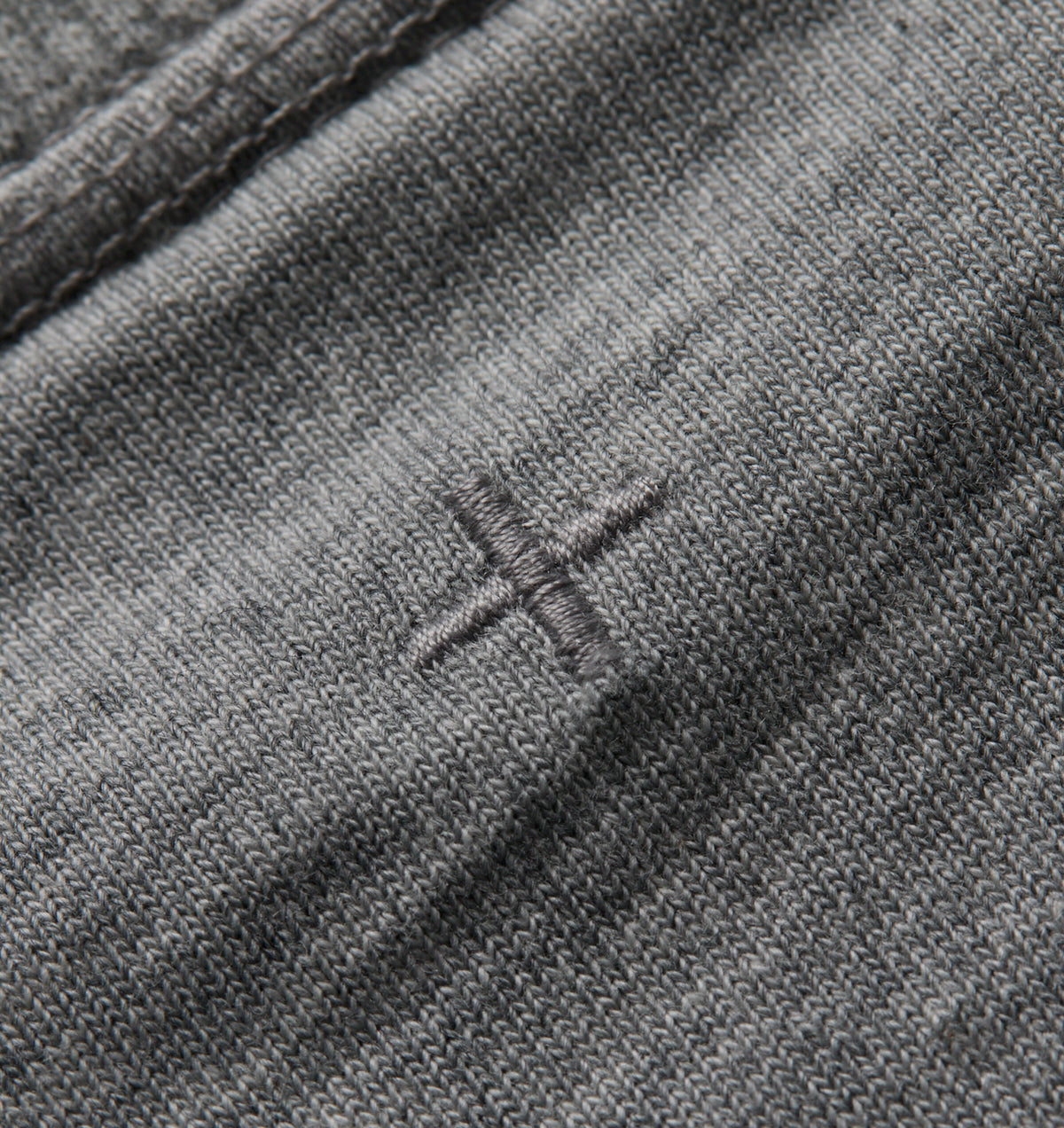 Crop Box Tee - Heather Grey