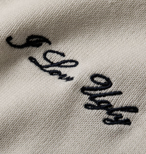 Knit SS Polo - Off White/Navy