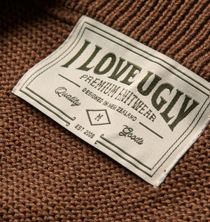Nelson Cotton Cardigan - Nutmeg