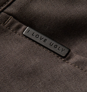 Barrel Leg Slack Pant - Mushroom