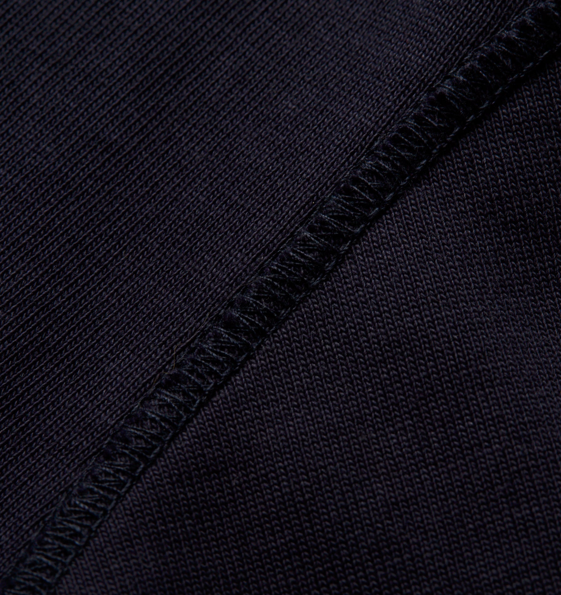 Crop Box Tee - Washed Navy