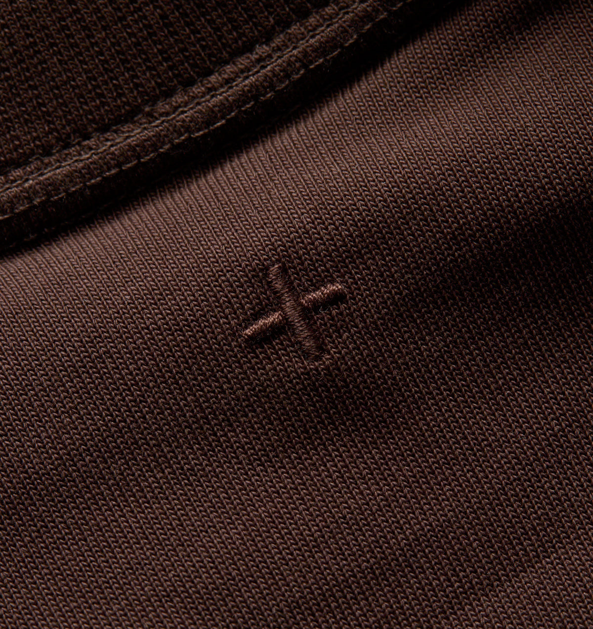 Crop Box Tee - Espresso