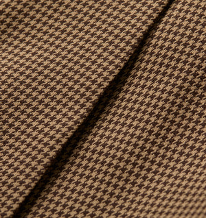 Kobe Pant - Beige Houndstooth