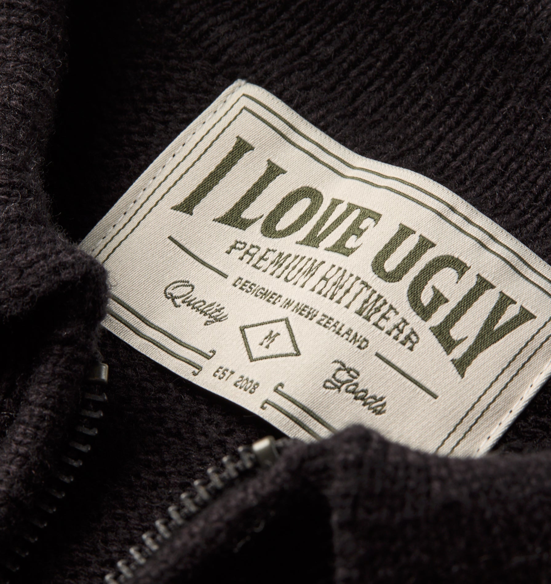 Knit Mario Pullover - Black