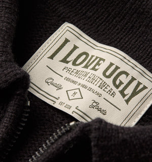 Knit Mario Pullover - Black