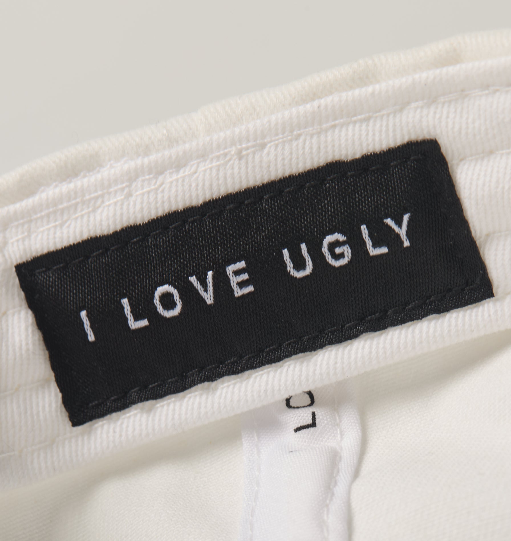Beau Letter Cap - White/Navy