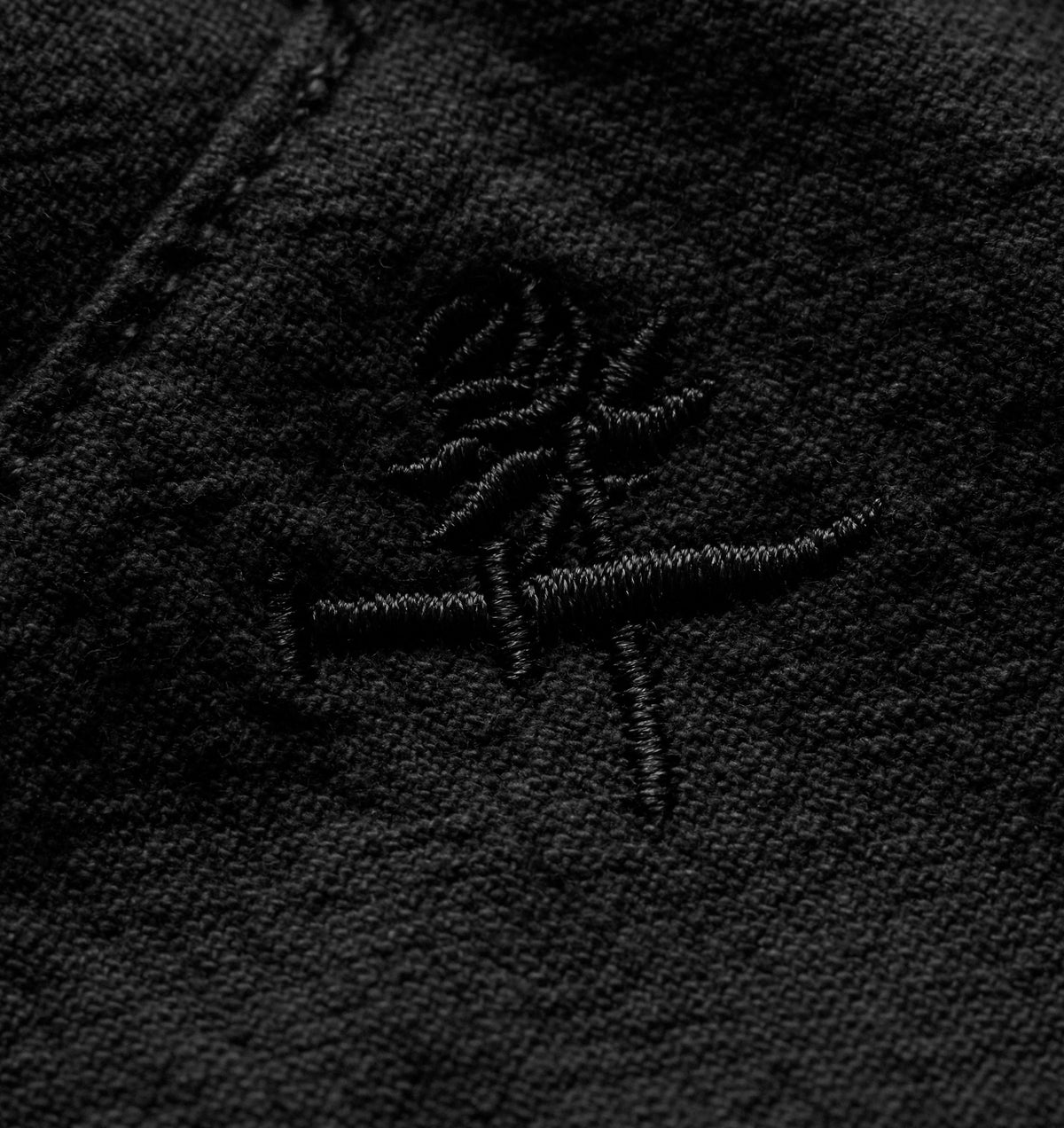 Linen Michael Pleat Short - Black