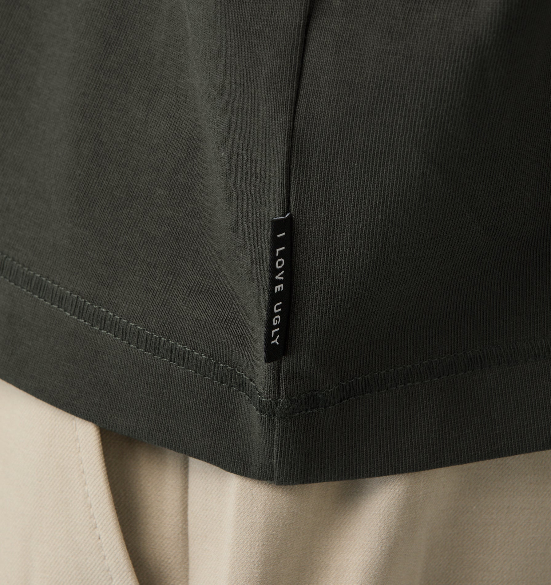 Crop Box Tee - Flint Grey