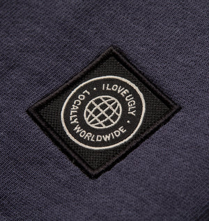 Crop Oversized Crew - Indigo