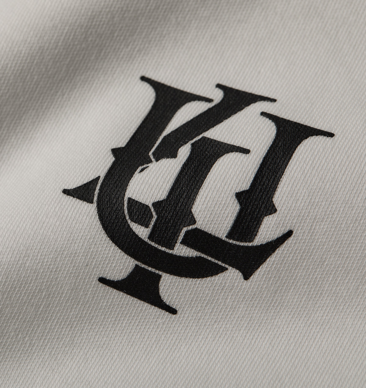 Monogram Interlock Crop Box Tee - White