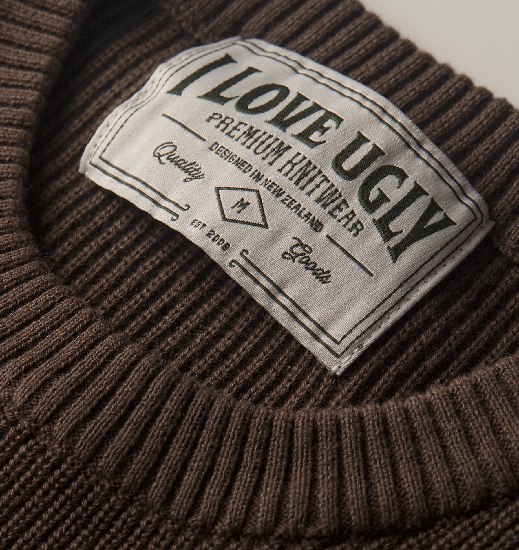 Knit Box Tee - Burnt Olive
