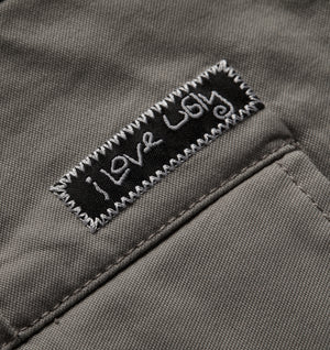 Barrel Leg Pant - Light Grey