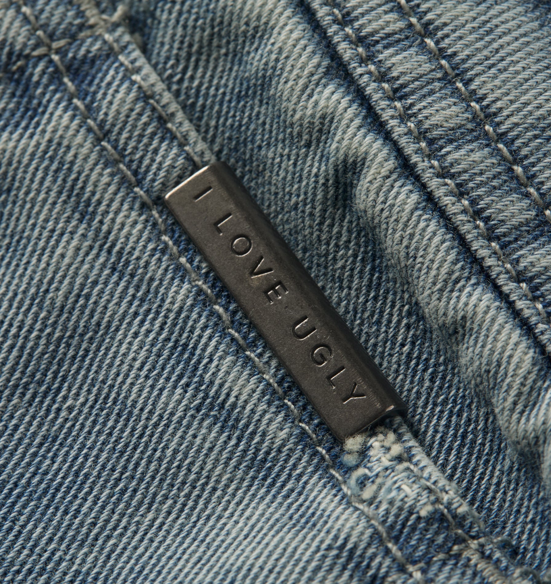 Floral Clean Carpenter Short - Vintage Blue