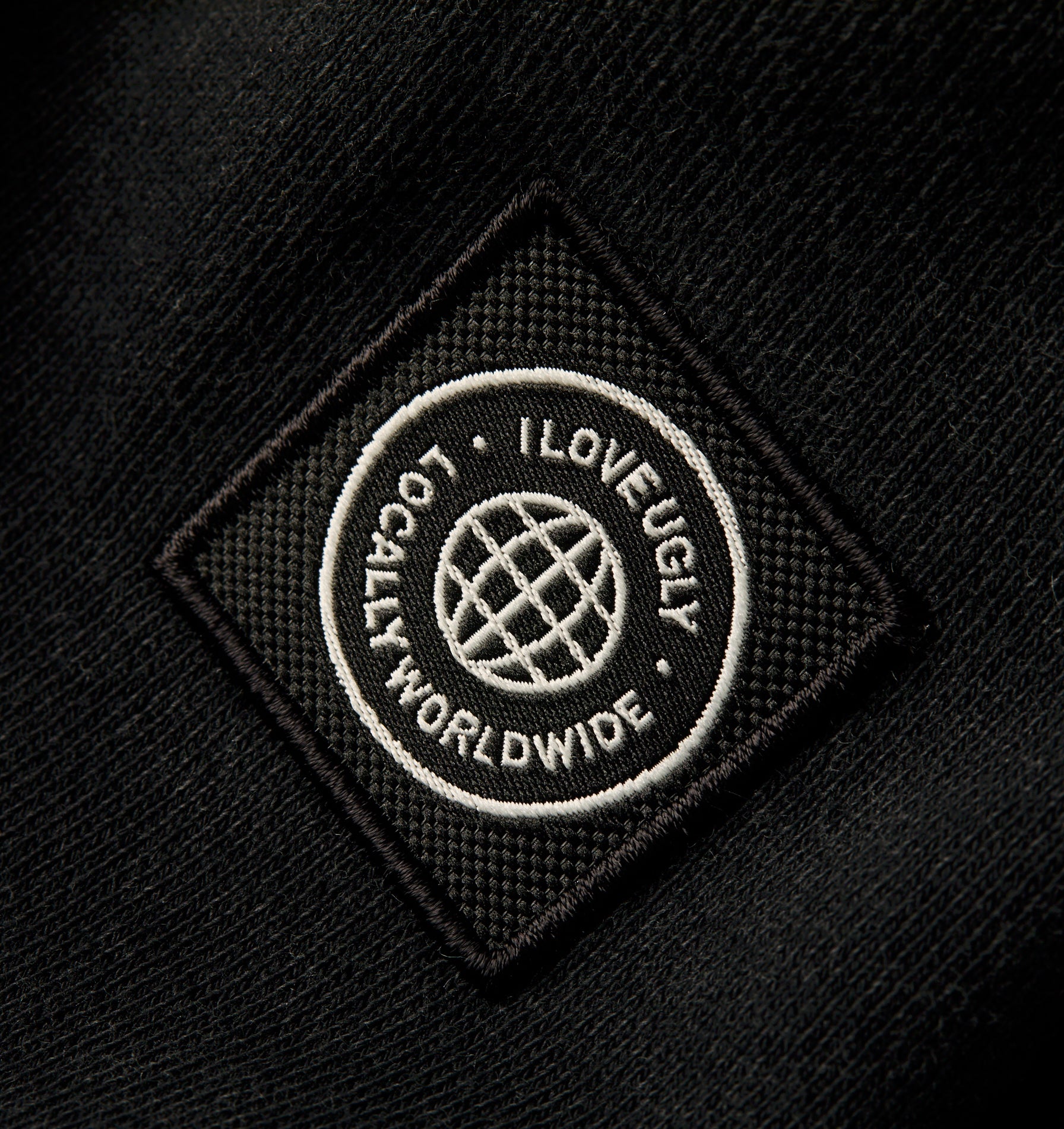 Crop Oversized Crew - Vintage Black | I Love Ugly