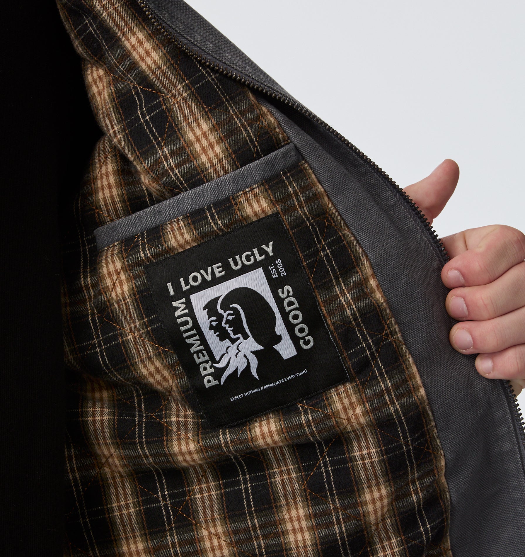 Dayton Canvas Jacket - Aged Charcoal