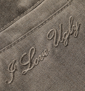 Winston Pant - Sand Herringbone