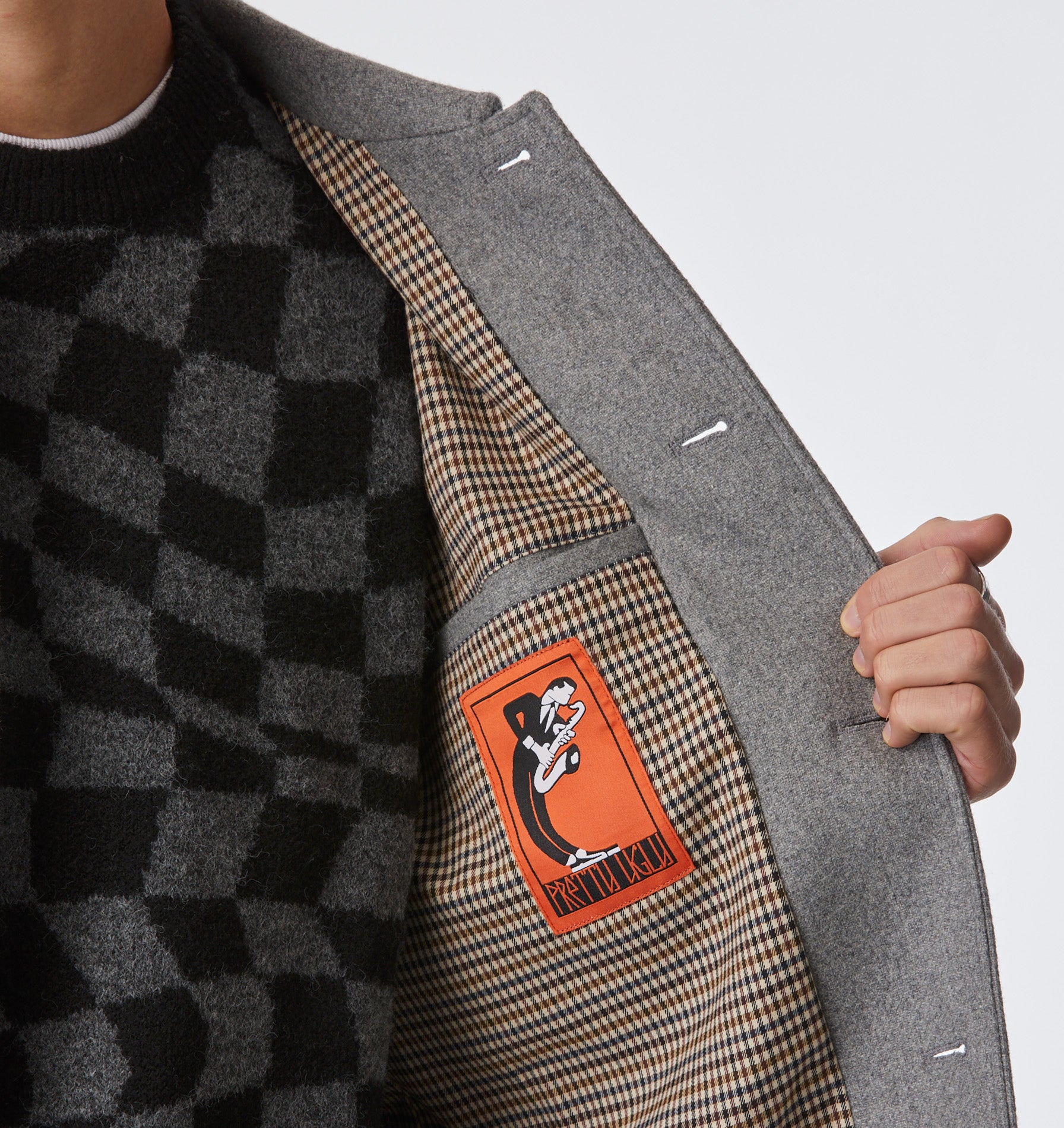 Carson Wool Coat - Vintage Grey