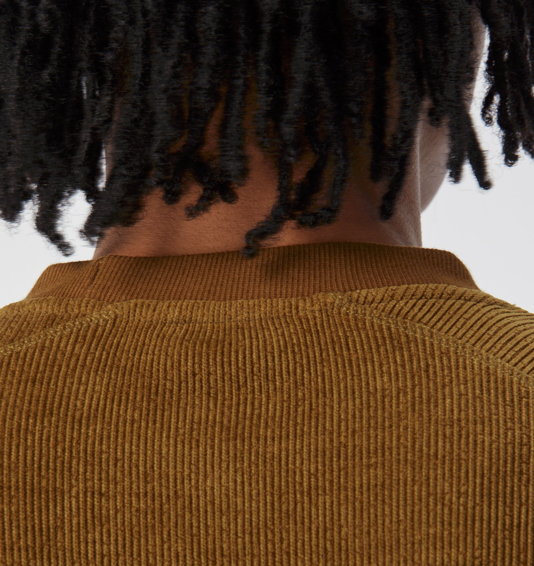 Textured LS Tee - Moss