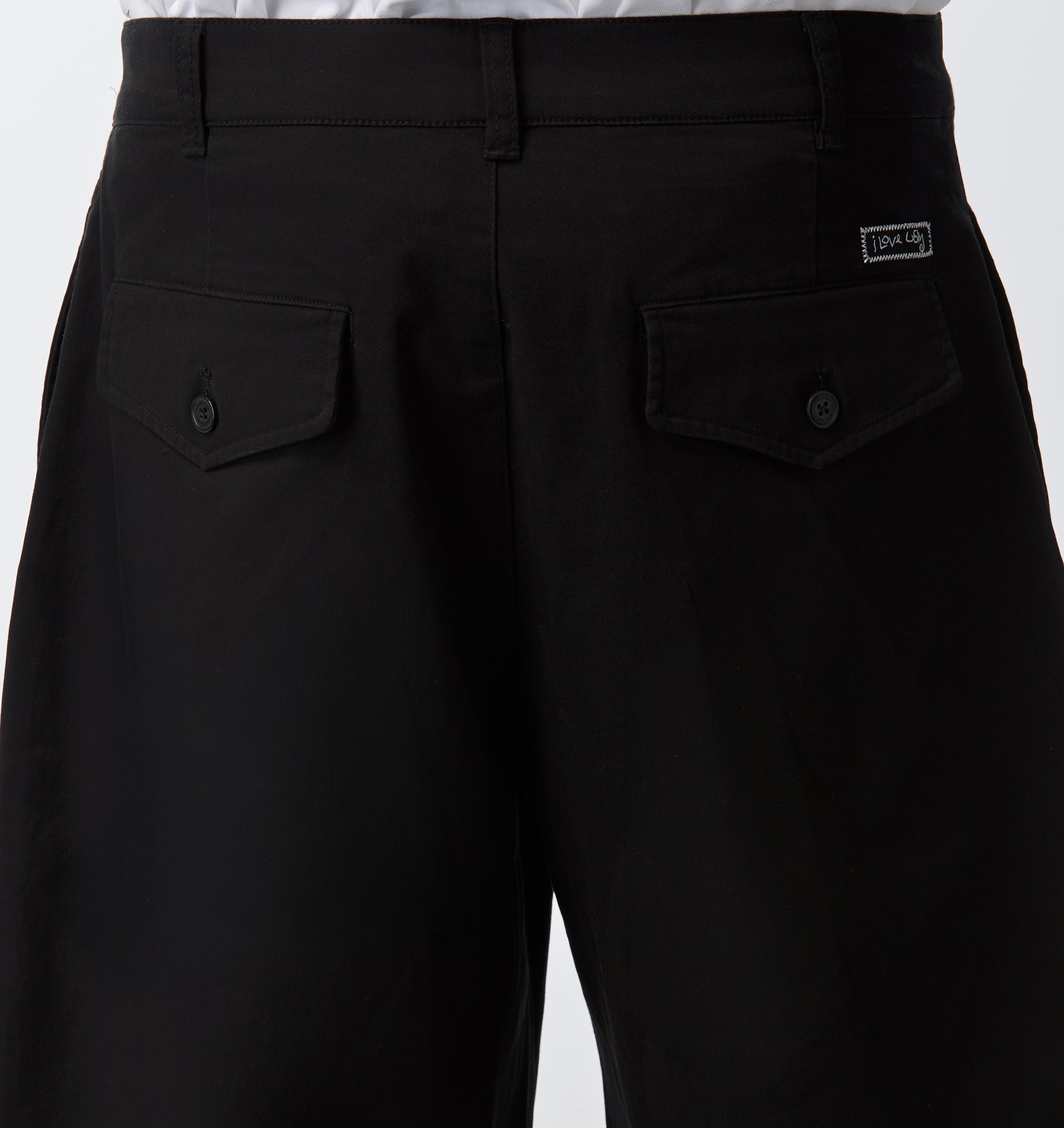 Barrel Leg Pant - Black