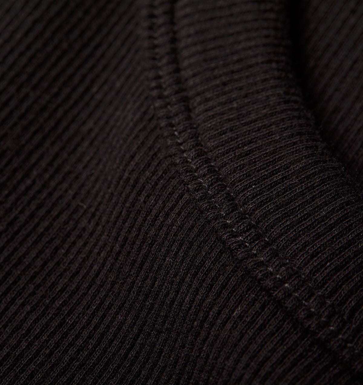 Ribbed Slim Tank - Black