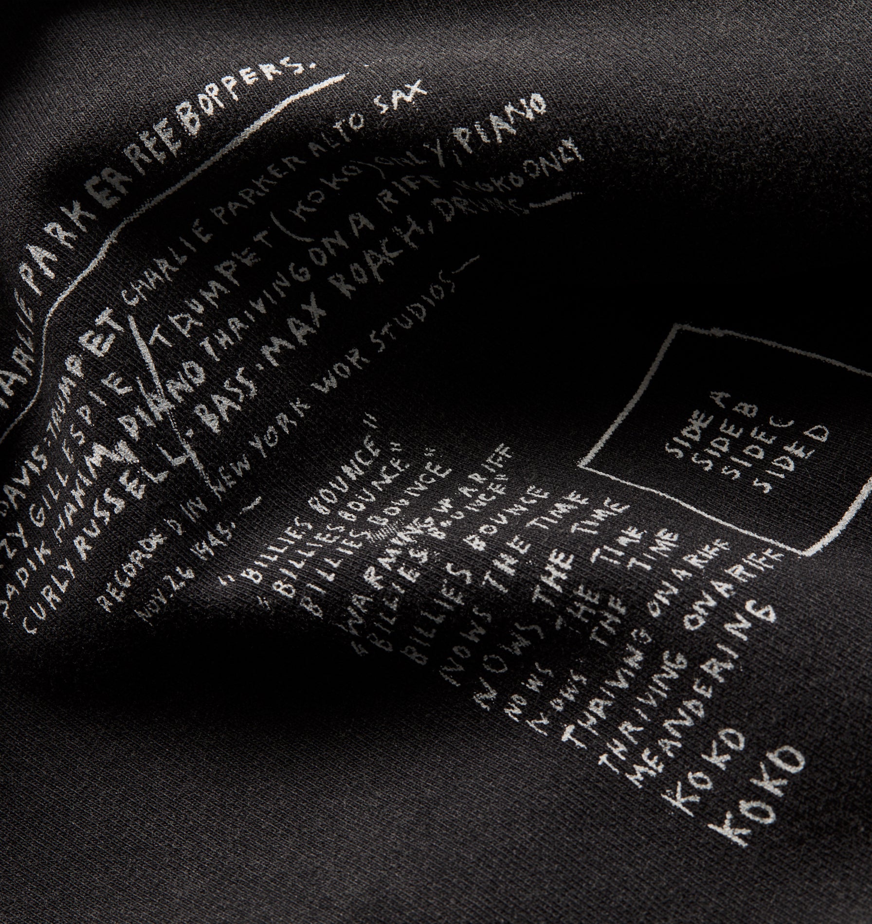 Basquiat Carbon Box Tee 2.0 - Faded Black