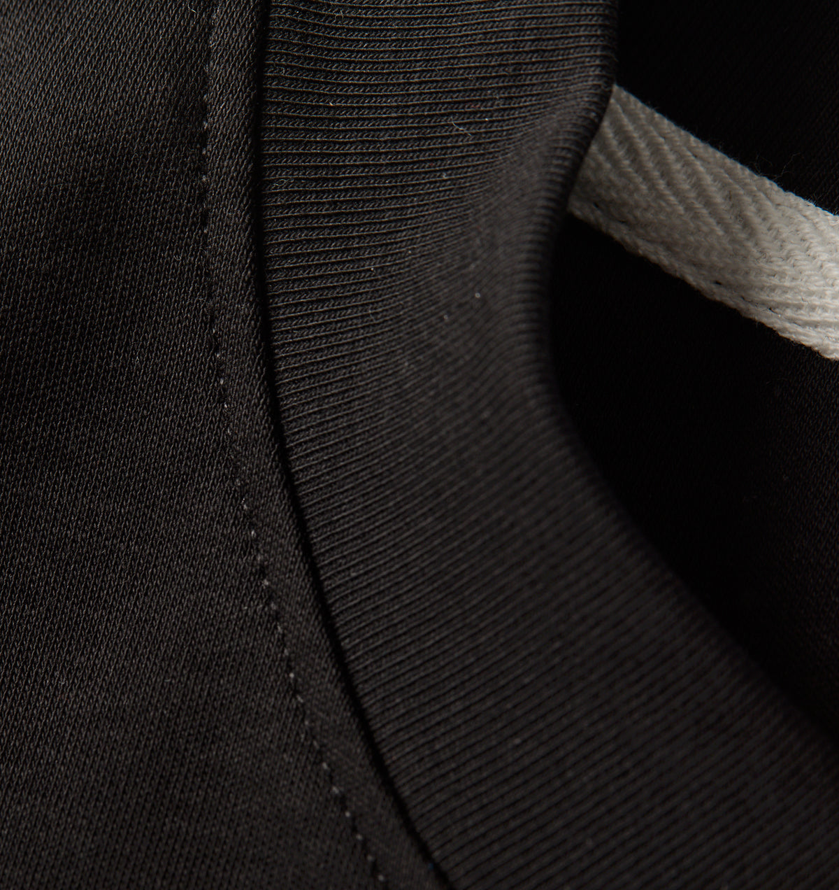 Interlock Crop Box Tee - Black