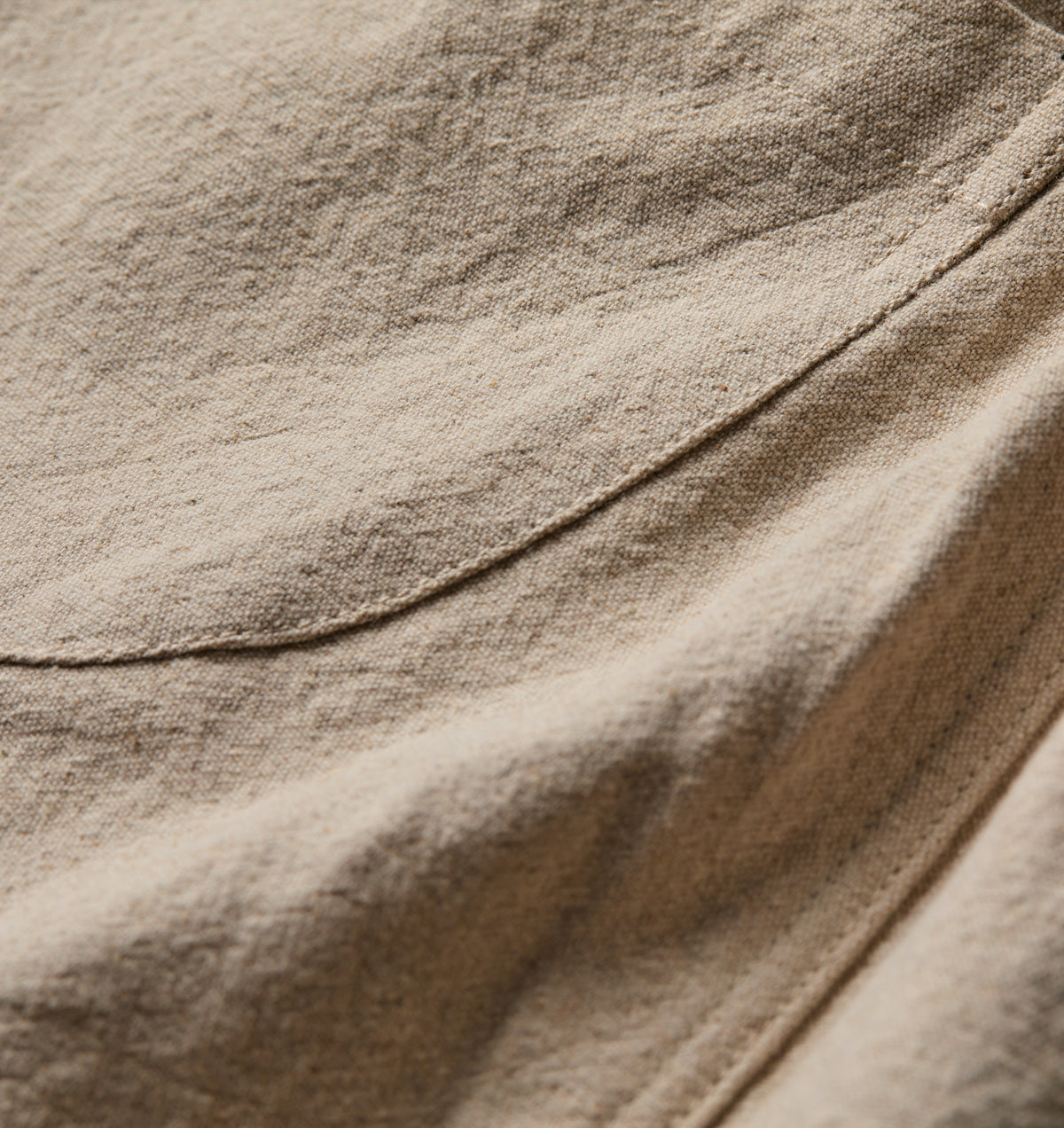 Linen Stirling Relaxed Pant - Bone