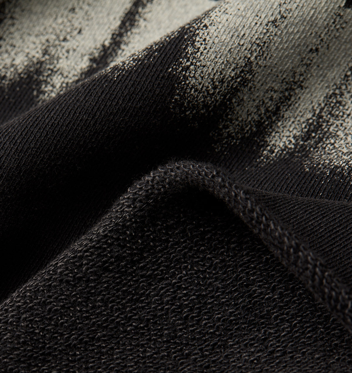 Nightmare Fleece Tee - Faded Black