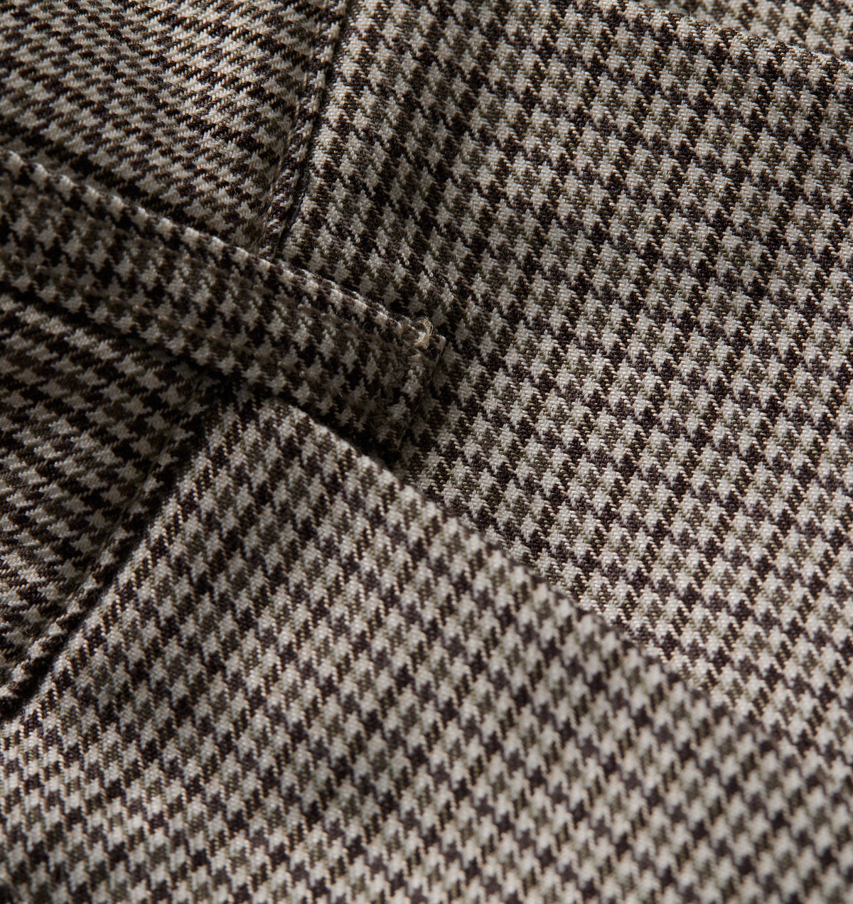 Alby Pleated Short - Grey Houndstooth